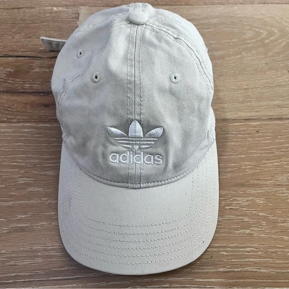 Adidas Originals Trefoil Hat Tan Strapback Adjustable Baseball Cap - Picture 4 of 7